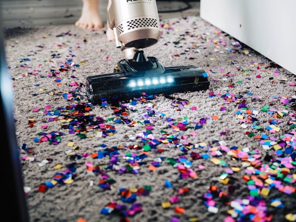 vocuuming Carpet
